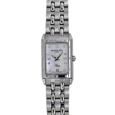 Raymond Weil Tango Swiss Made Stainless Steel Mother of Pearl Diamond Dial 5971 - Image 1 of 4