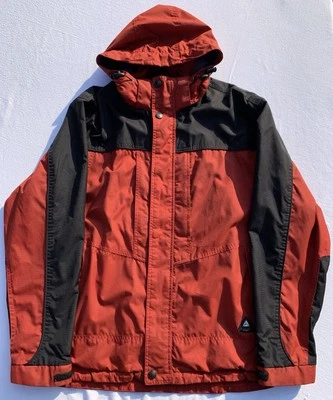 Mens Jacket Raincoat Hickory Medium Red Parka Hood Waterproof Hiking Walking  - Image 1 of 4
