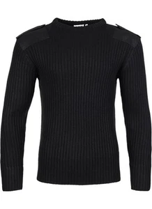 Fort Crew Neck Combat Pullover Nato Security Style Jumper Black XL BNWT - Imagen 1 de 9