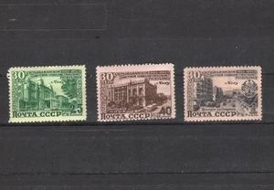 Soviet Unio 1950  Mi 1477-79 Bako MNH 40 .-Eu - Picture 1 of 1