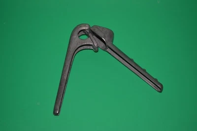 Prensa de ajo de metal vintage herramienta de cocina portátil aluminio rústico 6,5" Foto 1 de 4