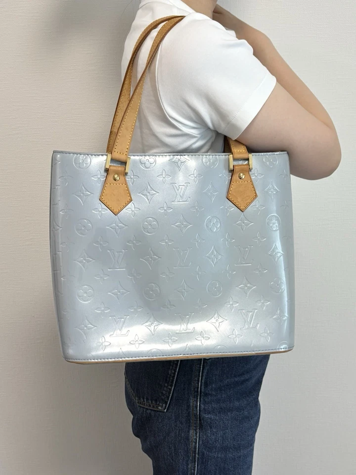 Auténtico bolso de mano Louis Vuitton Houston M91218 monograma charol Vernis Foto 1 de 4