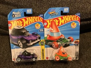 Hot Wheels 2025 Experimotors Magic 8 Ball Decididly Go & HW Metro Coctelera de Cono - Imagen 1 de 10