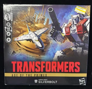 Transformers Gen Age Of The Primes Commander Class Aerialbot Silverbolt in mano - Foto 1 di 5