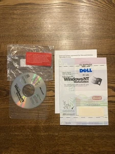 Microsoft Windows NT Workstation 4.0 Dell Manual and CD-ROM Only - Picture 1 of 3