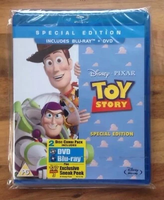 TOY STORY - SPECIAL EDITION BLU-RAY & DVD 2 DISC COMBI PACK - BRAND NEW & SEALED - Image 1 of 3