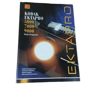 Kodak Ektapro 5000 7000 9000 Slide Projector Instruction Manual 4 Languages - Picture 1 of 9