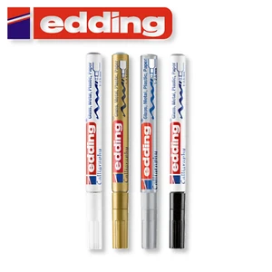Edding 753 Calligraphy White Creative Glossy Marker - Picture 1 of 5