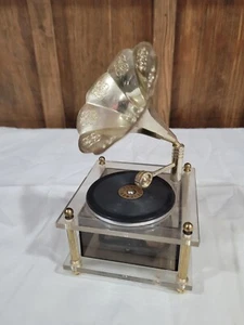 Vintage Miniature Gramophone Music Box - Made in Hong Kong - Picture 1 of 10