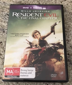 RESIDENT EVIL FINAL CHAPTER - REGIONS 2,4,5 DVD AND ULTRAVIOLET - NEW & SEALED - Picture 1 of 4