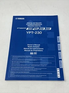 Yamaha PSR-E233 / YPT-230 Digital Keyboard Original User's Owner's Manual Book - Picture 1 of 11