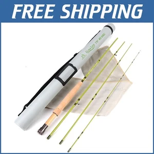 Maxcatch 7'6'' Ultra-Light Fly Rod with Cork Handle - Ideal for Delicate Casting - Picture 1 of 9