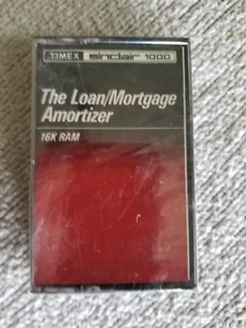 Timex Sinclair 1000 Software The Loan/Mortgage Amortizer 16K Ram New Sealed - Picture 1 of 3