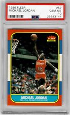 1986 Fleer #57 Michael JORDAN - PSA 10+++ RC HOF Bulls