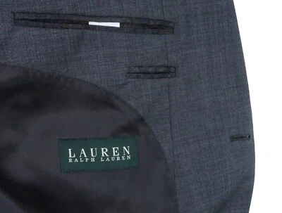 NEW RALPH LAUREN WOOL 50 R BLAZER SUIT JACKET SPORT COAT SHARKSKIN FLEX STRETCH - Image 1 of 4