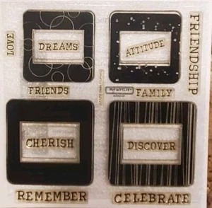 Close To My Heart Slide Frames Clear Acrylic Stamps D1129 - Picture 1 of 2