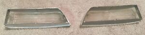 Glo-brite #613/614 -NEW 1958 Ford pair of Parking Lamp lens Right and Left