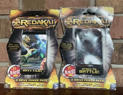 Master Redakai Conquer The Kairu 3D CCG 11 Card Blast X-Drive Pack NEW - Image 1 of 4