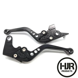 Yamaha MT-07 MT-09 XSR SHORT BLACK BRAKE & CLUTCH LEVERS ADJUSTABLE - Picture 1 of 4