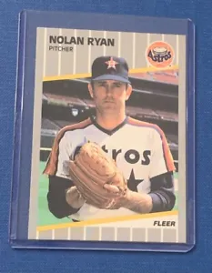 1989 Nolan Ryan Fleer Baseball Card - Picture 1 of 2