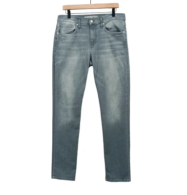 Pantalones de mezclilla Joe's para hombre 33x33,5 (etiqueta 32) grises The Brixton rectos estrechos ajustados elásticos Foto 1 de 4