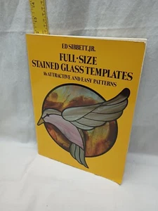 Vintage 1979 Ed Sibbett Jr Full-Size Stained Glass Templates 16 Easy Patterns - Picture 1 of 12