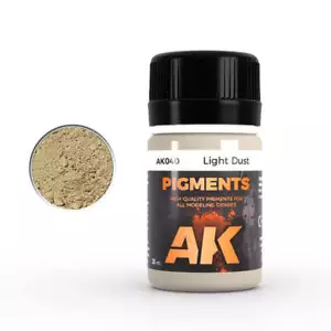 Pigmento de polvo ligero AK Interactive AK040 35 ml - EE. UU. - Imagen 1 de 1