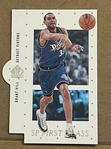 1999-00 UPPER DECK SP AUTHENTIC - FIRST CLASS INSERT - GRANT HILL #FC9 DIE CUT - Picture 1 of 2