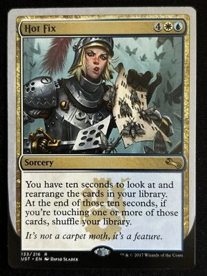 1x Hot Fix - Unstable (UST) Magic MTG - Image 1 of 2
