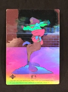 1990 UPPER DECK LOONEY TUNES COMIC BALL HOLOGRAMM WILE E. COYOTE CHICAGO CUBS - Bild 1 von 2