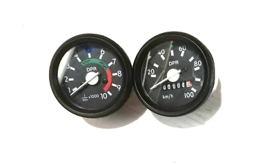 Tacho + Drehzahlmesser DZM ø60 für Simson S50 S51 mit schwarzem Ring - Bild 1 von 2