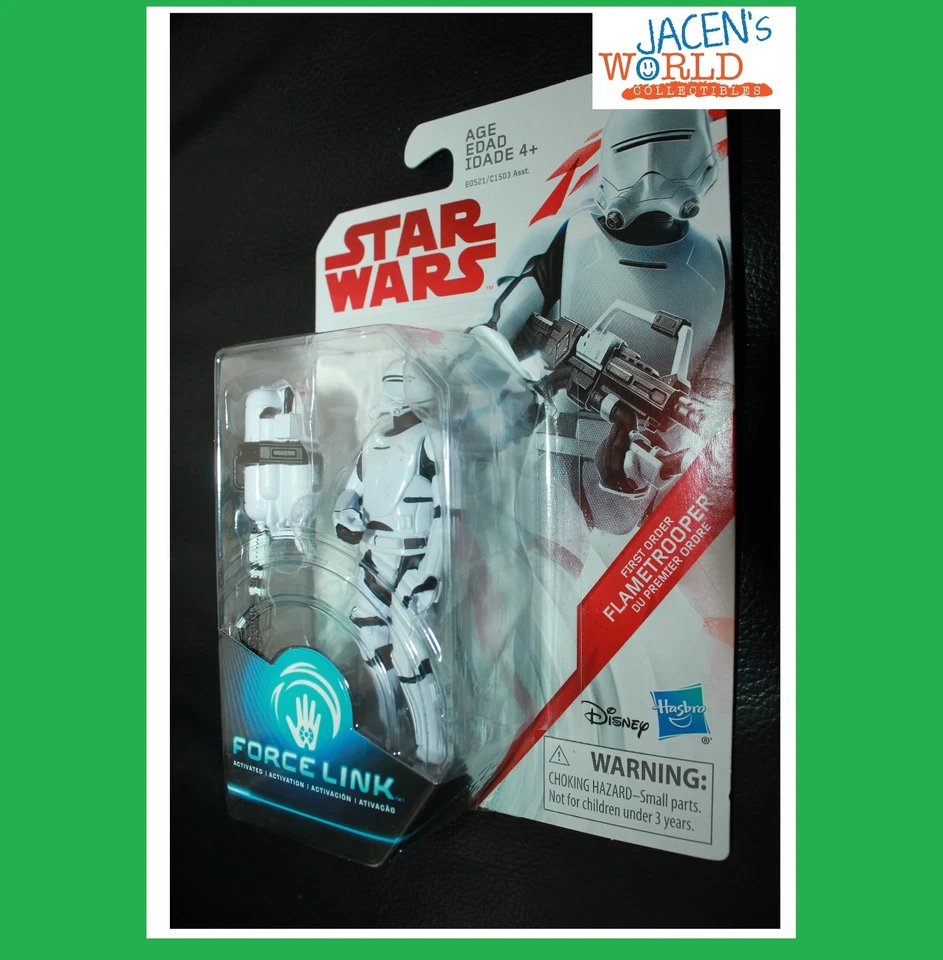 New Flametrooper Star Wars The Last Jedi Action Figure 3.75" Force Link - Image 1 of 1