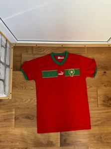Maglia Home Marocco 2022 Puma Jersey Maillot Maroc World Cup Camiseta المغرب M - Foto 1 di 5