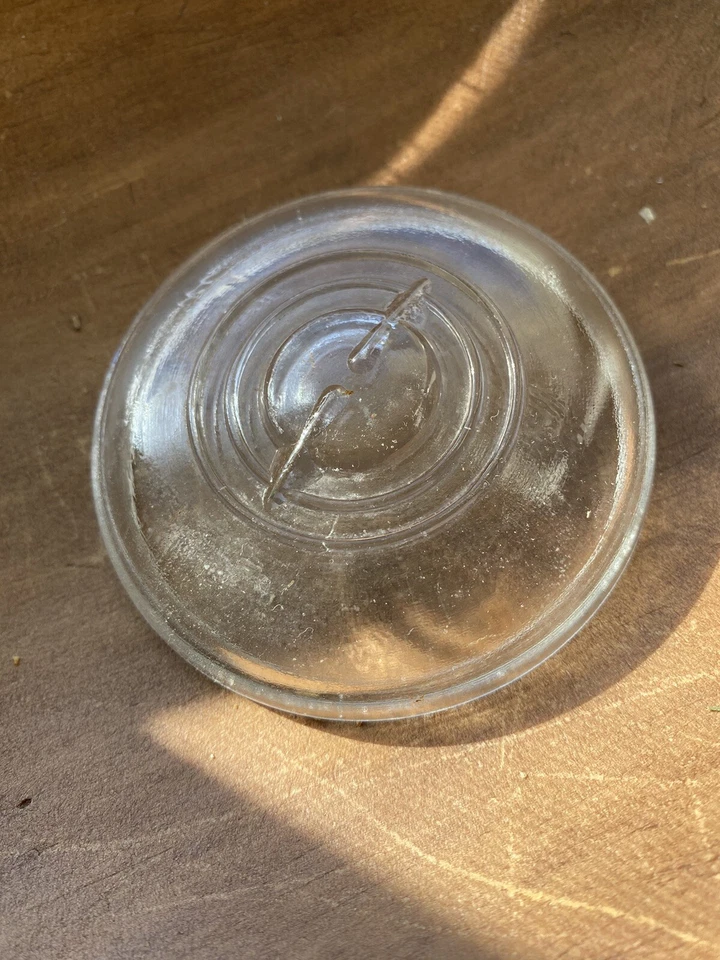 Set Of 4 Replacement Vintage clear Ball Wire Bail Canning Lid, Regular Size Bail - Image 1 of 1