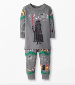 Nuevo con etiquetas Hanna Andersson Star Wars Carolers Darth Navidad Largo John Pijama Talla 2T - Imagen 1 de 1