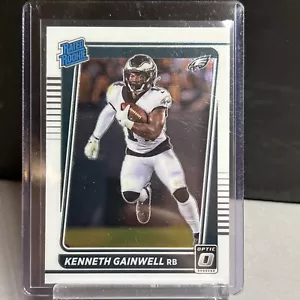 2021 DONRUSS OPTIC KENNETH GAINWELL RC WHITE RATED ROOKIE PRIZM 239 - Picture 1 of 2