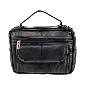 Botschaft schwarz massiv Echtleder Bibelhülle - Bild 1 von 1