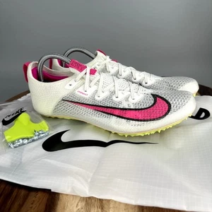 Nike Zoom Superfly Elite 2 Men's 9 Track & Field Sprinting Spikes CD4382-101 - Picture 1 of 9