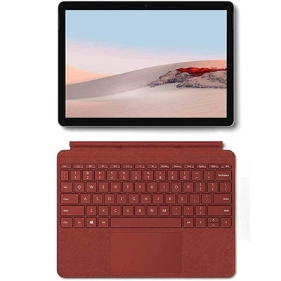 Microsoft Surface Pro 7+ i7 16GB 256GB Poppy Red Keyboard Excellent Refurbished - Image 1 of 2