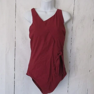 New $170 Amoressa Swimsuit 14 Paprika Sashay One Piece Shaping Miraclebrand - Picture 1 of 10