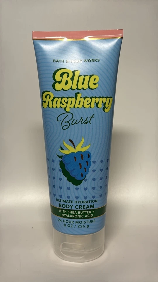 Bath & Body Works BLUE RASPBERRY BURST Ultimate Hydration Body Cream 8oz. - Image 1 of 1
