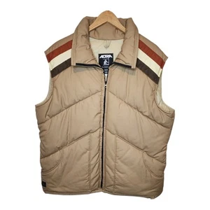 Vintage Altra Puffer Vest Retro 70s Hiking Ski Talon Zip USA Colorado Large - Picture 1 of 13
