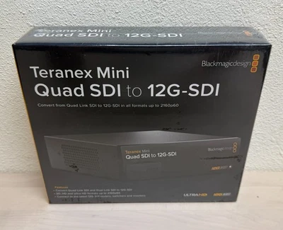 (New) Blackmagic Design Teranex Mini Quad SDI to 12G-SDI Converter - Image 1 of 4