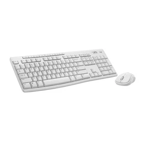 Logitech Wireless Keyboard and Mouse Combo 2,4 GHz Compact Mouse Wireless - White - Zdjęcie 1 z 10