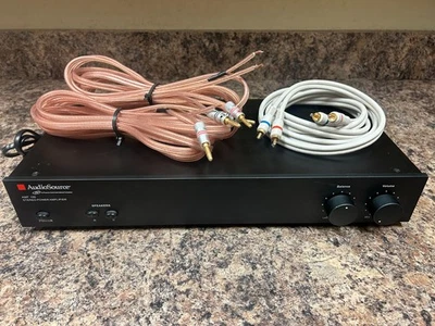 AudioSource AMP100 2ch Amplifier MonsterXP Speaker Cables Nakamichi Connectors - Image 1 of 4