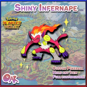 🔥Shiny Infernape🔥 Pokemon Scarlet & Violet Trade 🚀Fast Trade🚀 - Bild 1 von 3