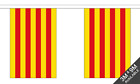 9 Metre 30 (9" x 6") Flag Flags Catalonia Spain Spanish Polyester Party Bunting 