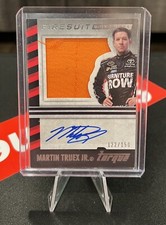 2016 Panini TORQUE Racing Martin Truex Jr. FIRESUIT Signatures AUTO #122/150