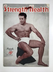Strength and Health Bodybuilding Muscle Magazine-(March 1945) - Imagen 1 de 3