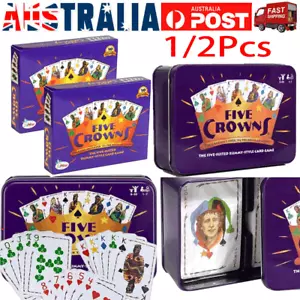 AU Five Crowns Card Game 5 Suites Classic Original Family Party Rummy Style Play - Picture 1 of 13